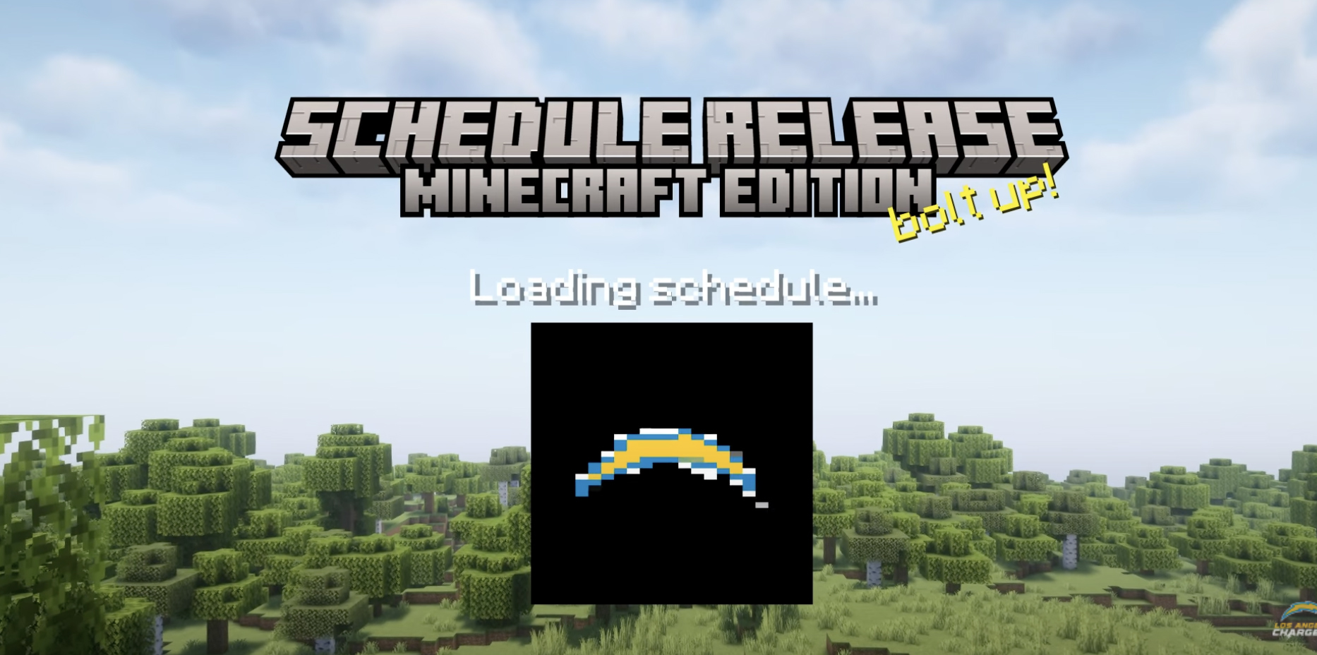 The Los Angeles Chargers release their NFL schedule in Minecraft, and it’s absolutely incredible