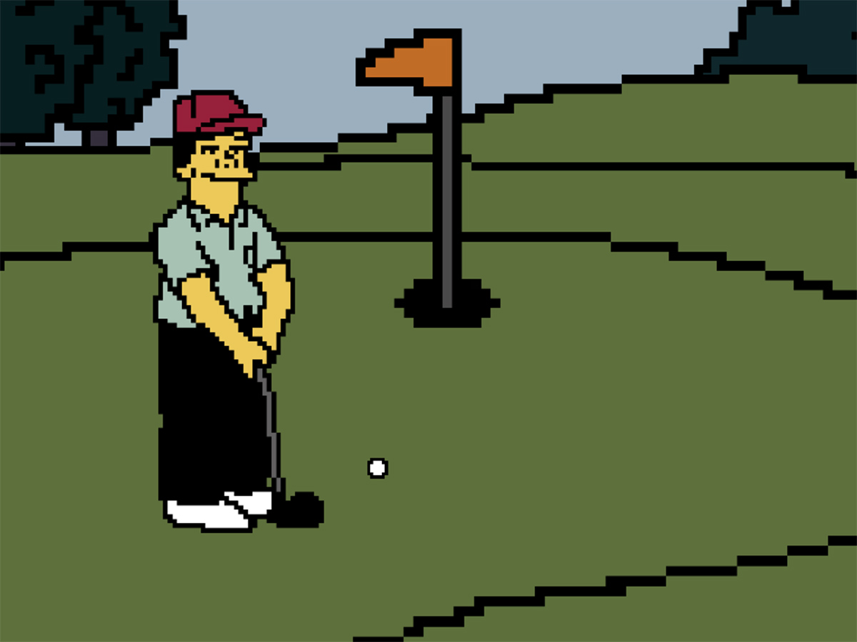 The Simpsons classic Lee Carvallo’s Putting Challenge game arrives for modern times
