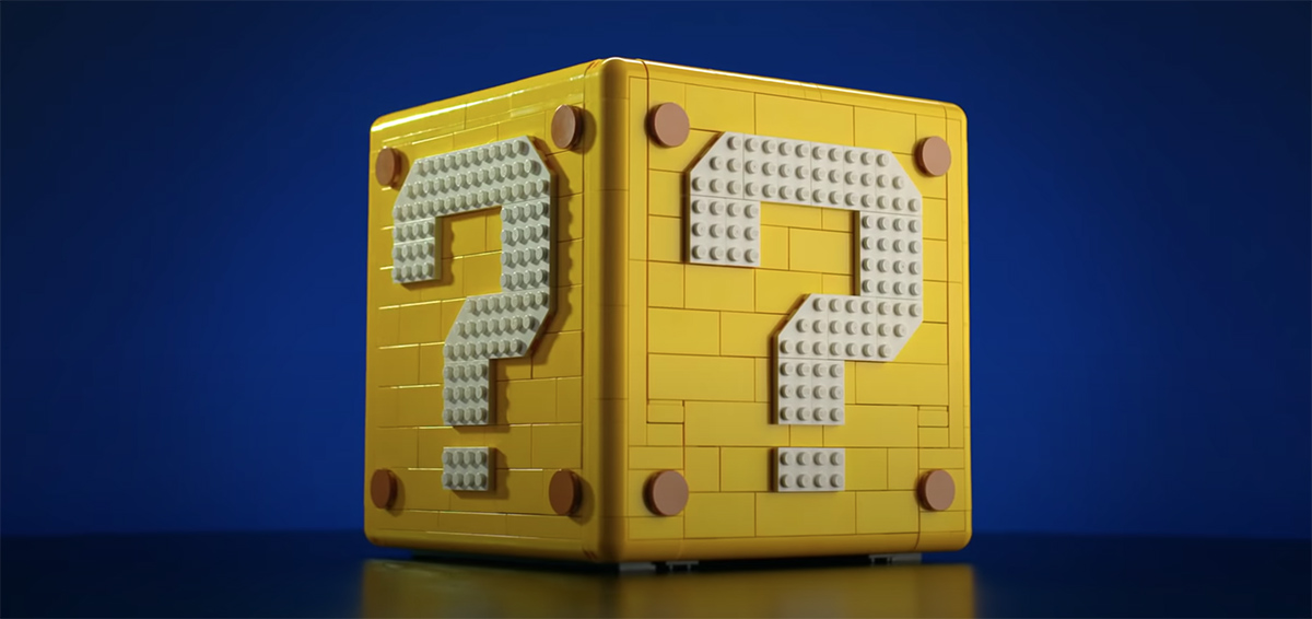 Nintendo reveals a buildable LEGO Super Mario 64 question block that I need to buy now