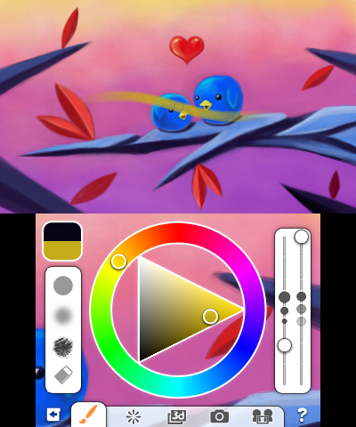 Colors! 3D screenshot Lovebirds