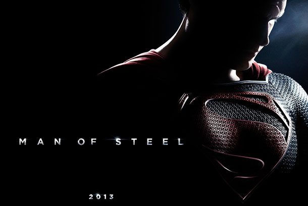 man of steel trailer poster