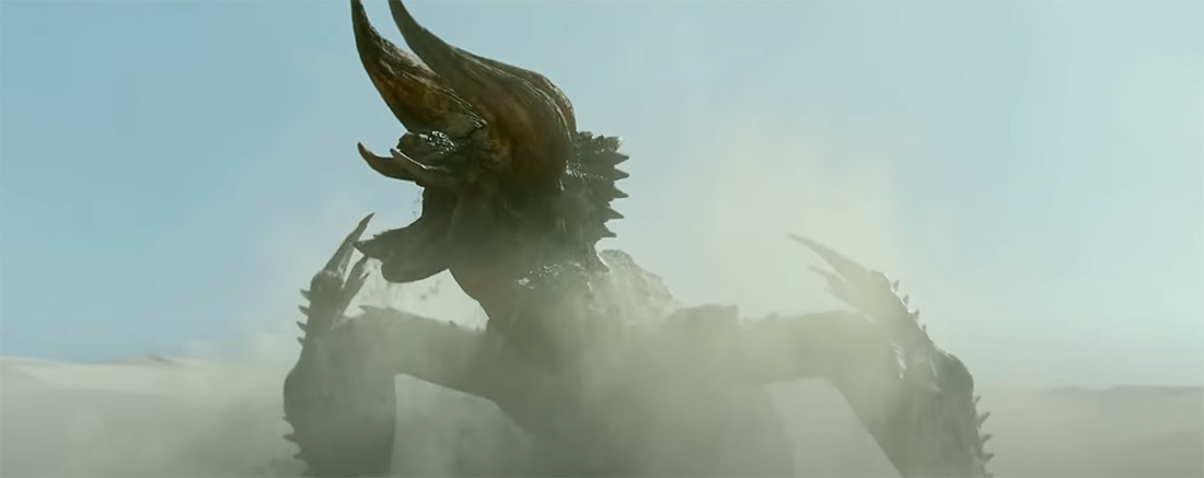 The Monster Hunter movie shares its first real teaser
