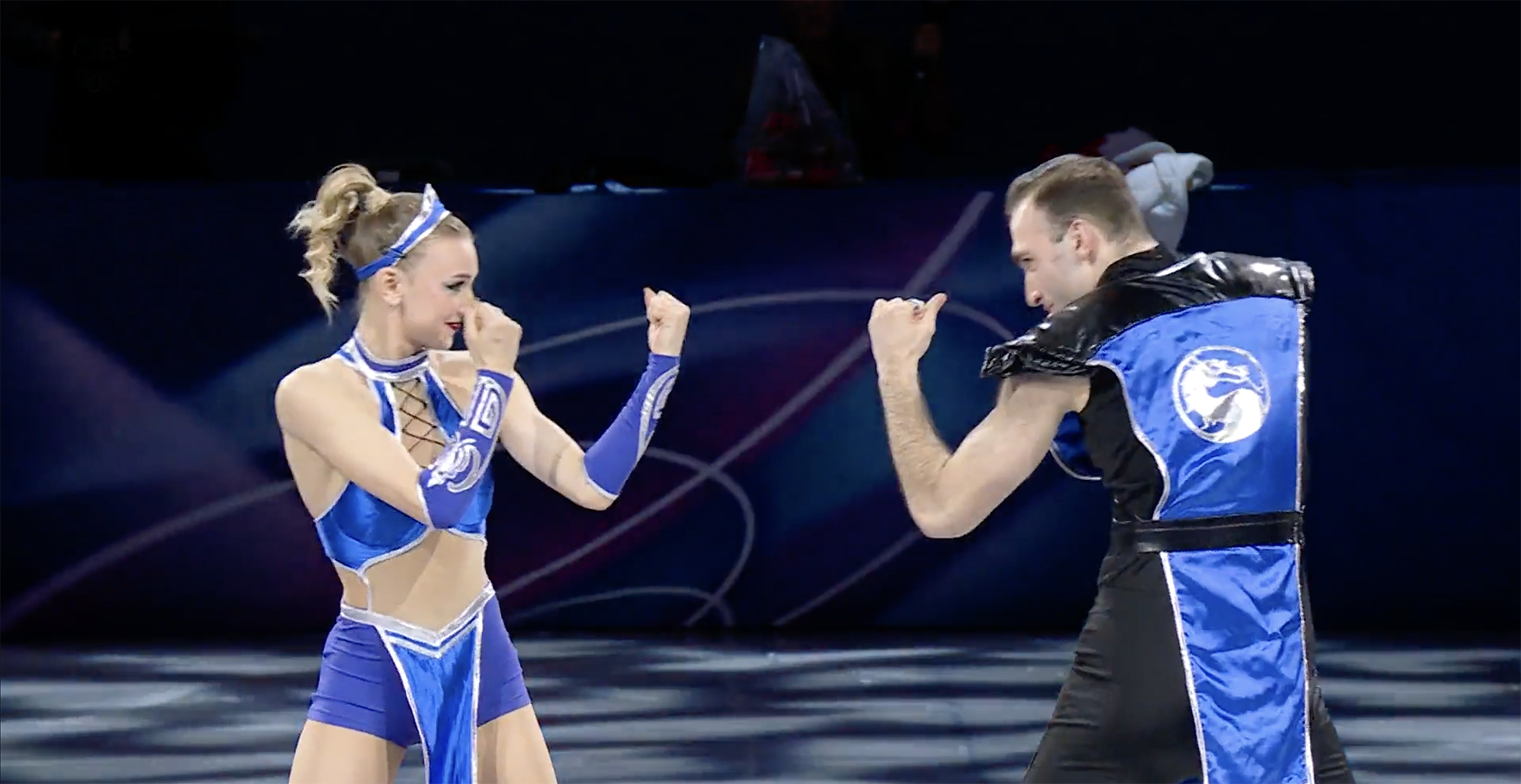 Check out this Mortal Kombat-inspired figure skating routine from the Olympic Winter Games 2026 gala
