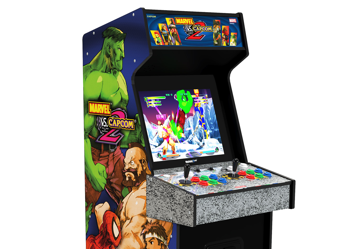 Incredible Marvel Vs Capcom 2 Cabinet