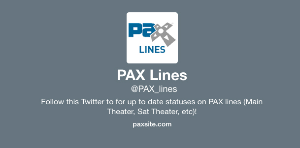 pax lines twitter