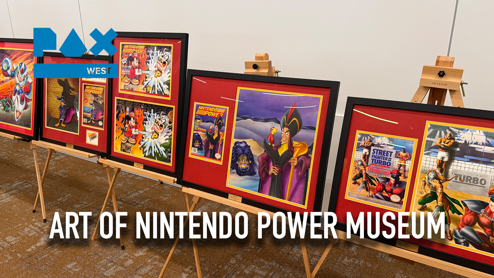 Checking in on the Art of Nintendo Power Museum at PAX West