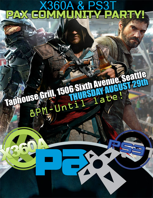 X360A PS3T PAX Prime Party 2013