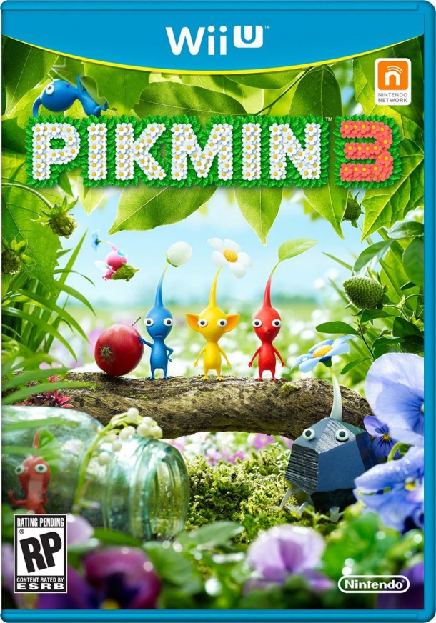 Pikmin 3 Box Art Wii U