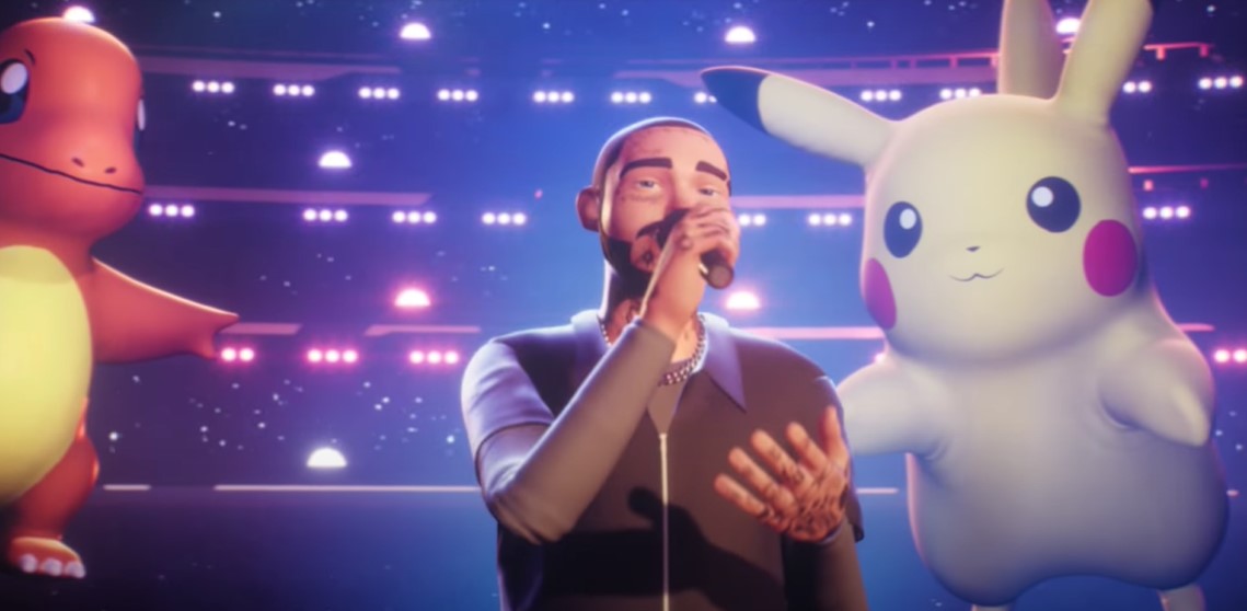 You can rewatch the Post Malone Pokemon 25th Anniversary concert now