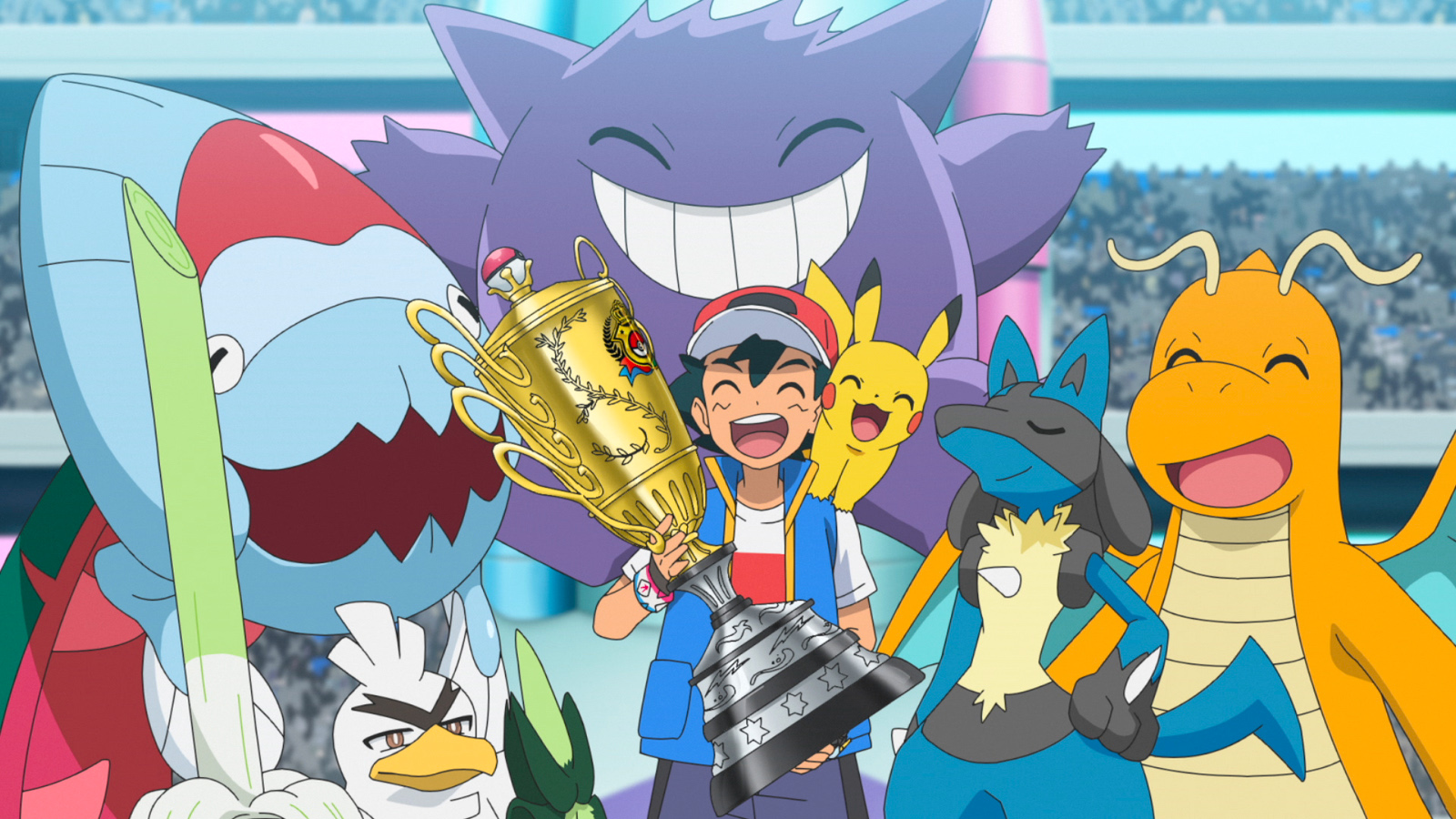 Ash does it, finally becomes Pokémon world champ