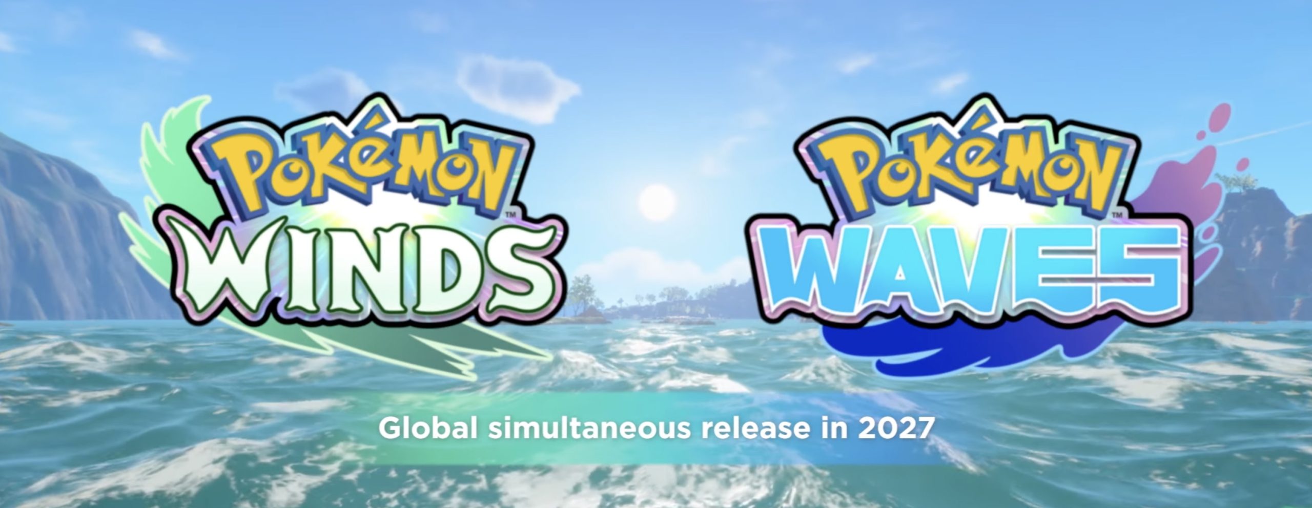 Pokémon Winds and Pokémon Waves announced, surfing onto consoles next year