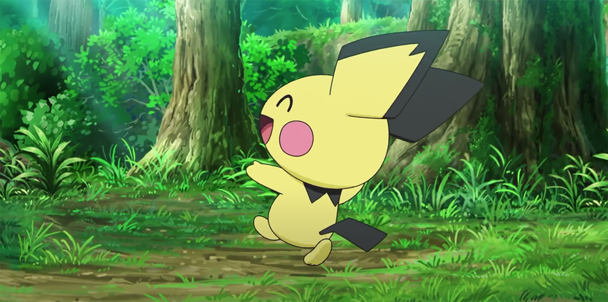 Pichu. Pichu Evolves into a Pikachu. Pichu loop. Покемон ютуб