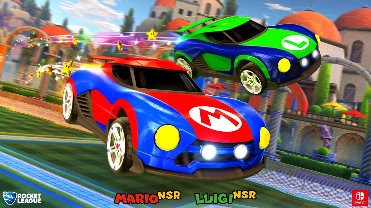 Nintendo themed cars coming to Rocket League on Switch
