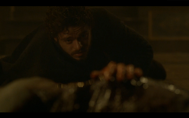 Robb Stark and Talisa at the Red Wedding