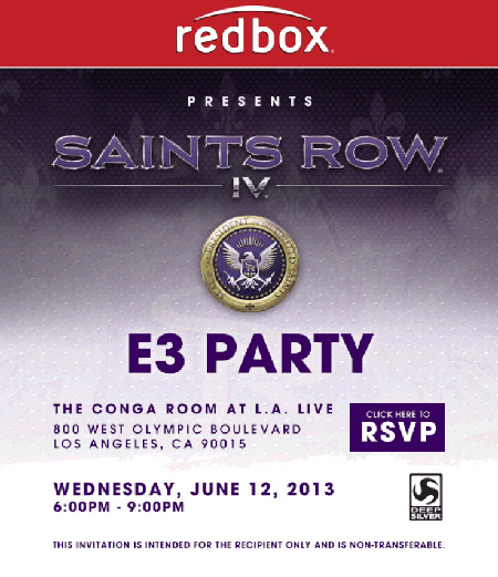 Saints Row IV E3 2013 Party