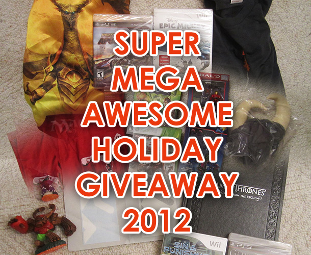 SideQuesting’s Super Mega Awesome Holiday Giveaway 2012 [UPDATE: We have a winner!]