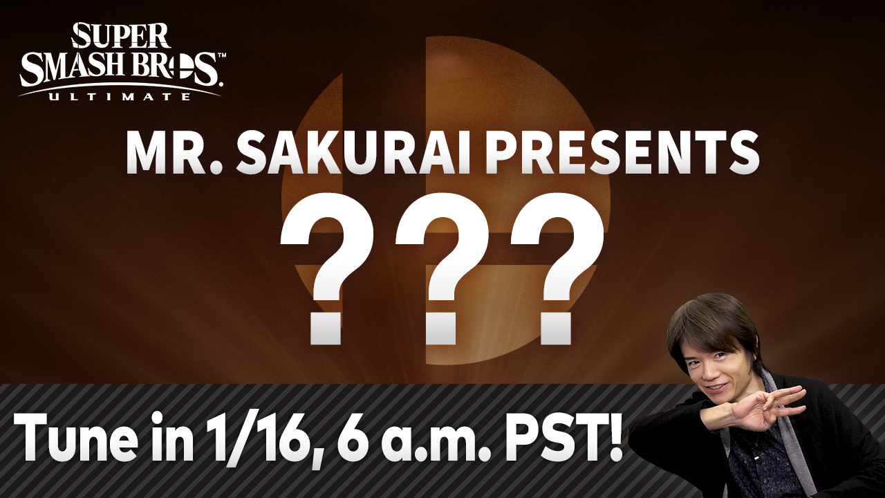 Nintendo hosting Super Smash Bros presentation on January 16
