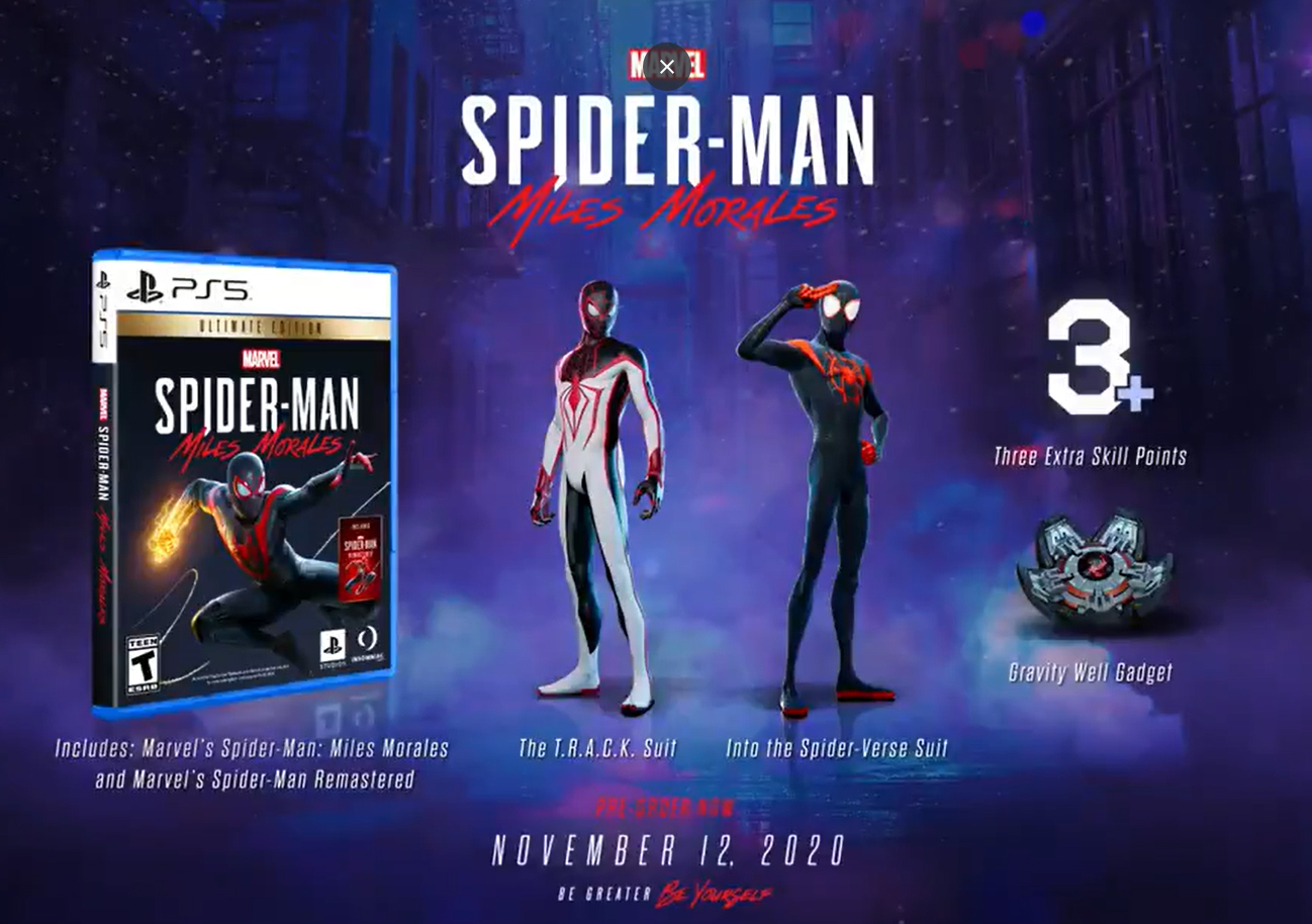Marvel reveals Spider-Verse suit for Miles Morales
