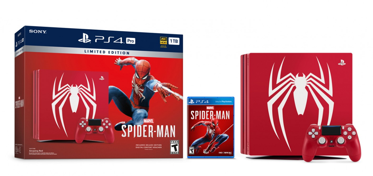 Sony reveals hot new Spider-man themed PS4, trailer