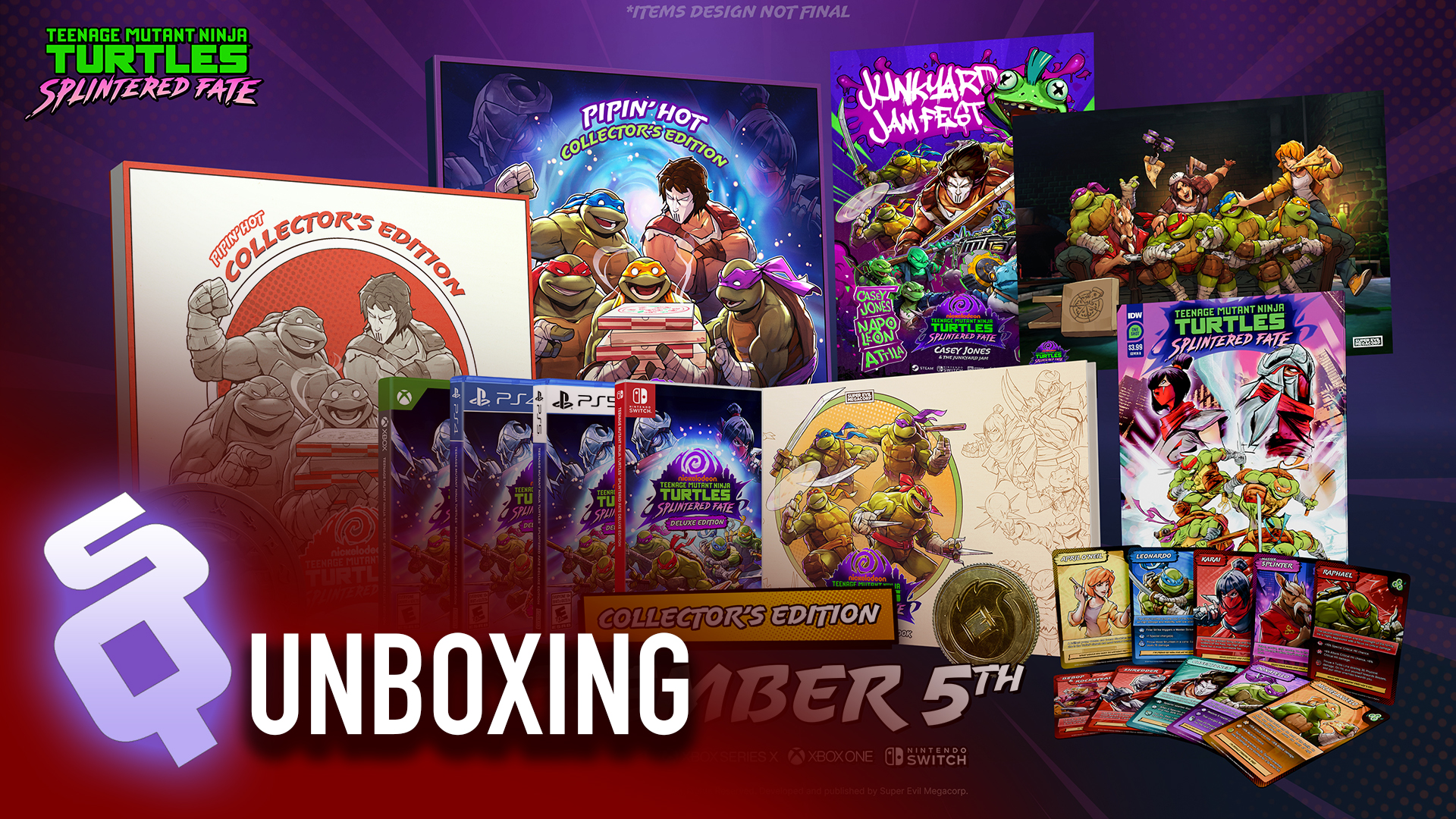 Teenage Mutant Ninja Turtles: Splintered Fate – Pipin’ Hot Collector’s Edition unboxing and review