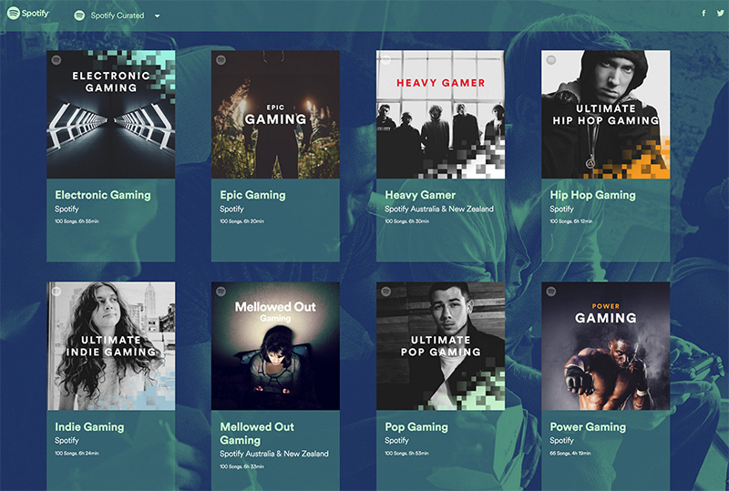 Spotify launches gaming-specific website & playlists