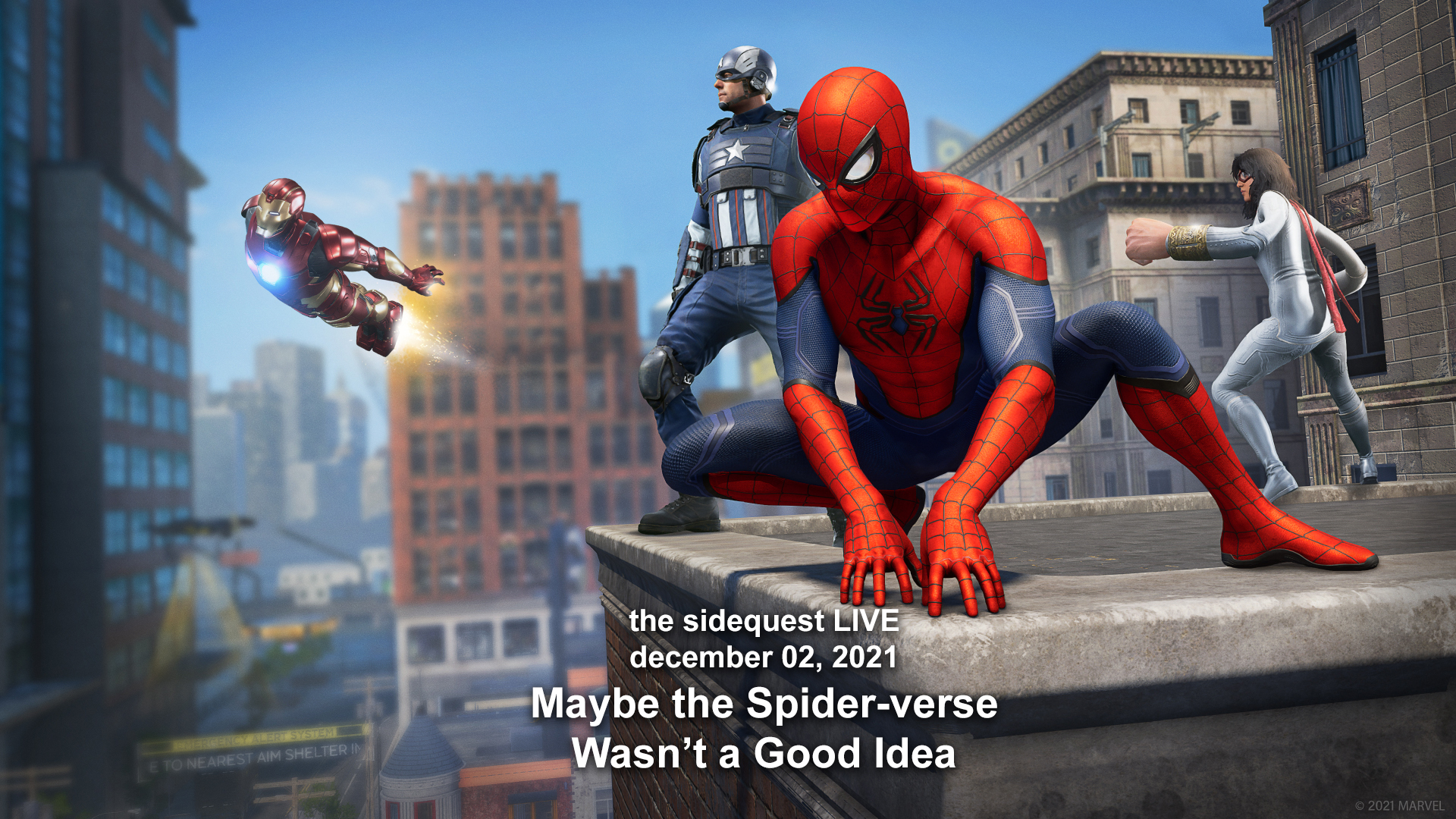 The SideQuest LIVE! December 2, 2021: Maybe the Spider-verse Wasn’t a Good Idea