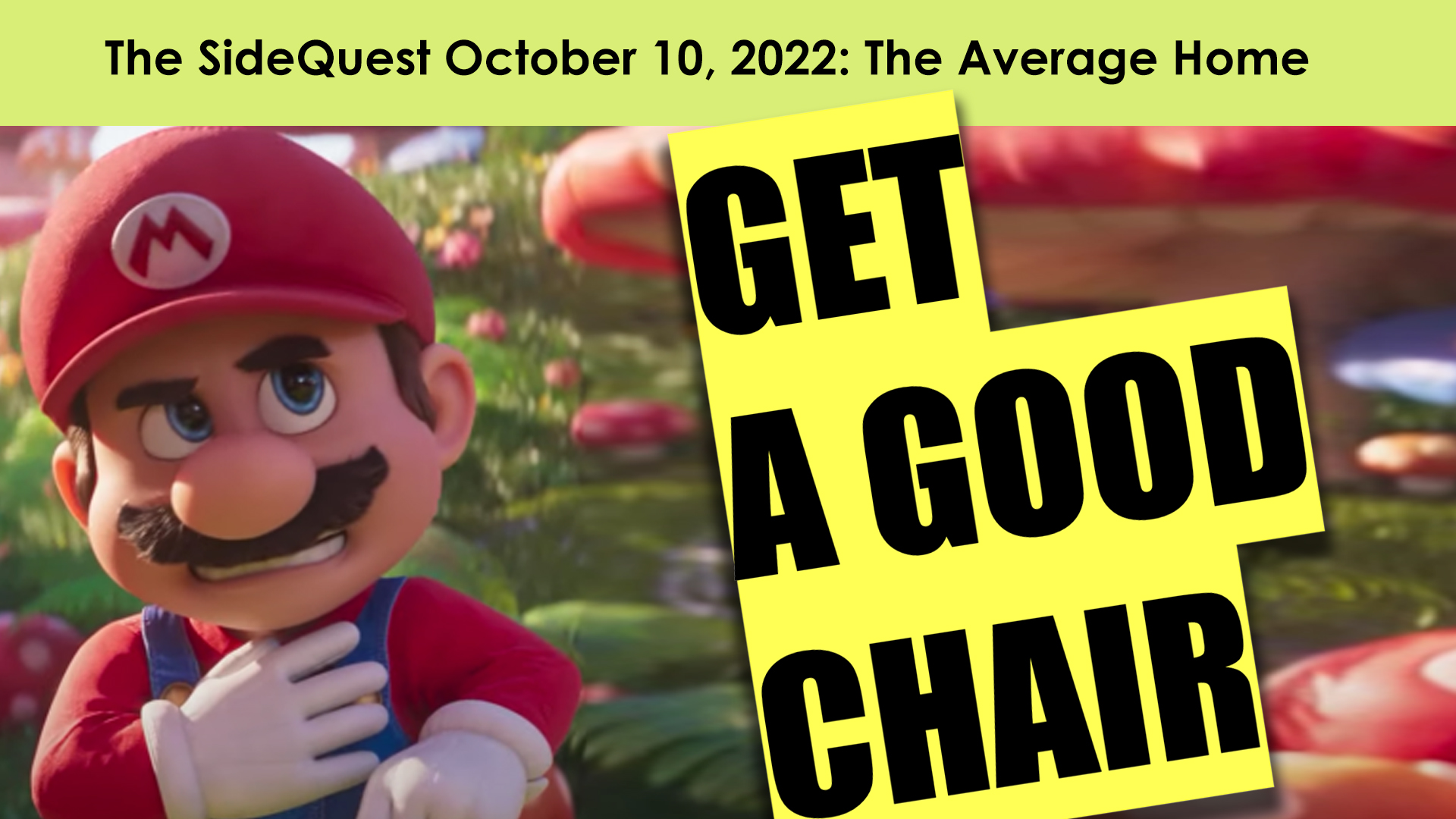 The SideQuest LIVE! October 10, 2022: Your Average Home