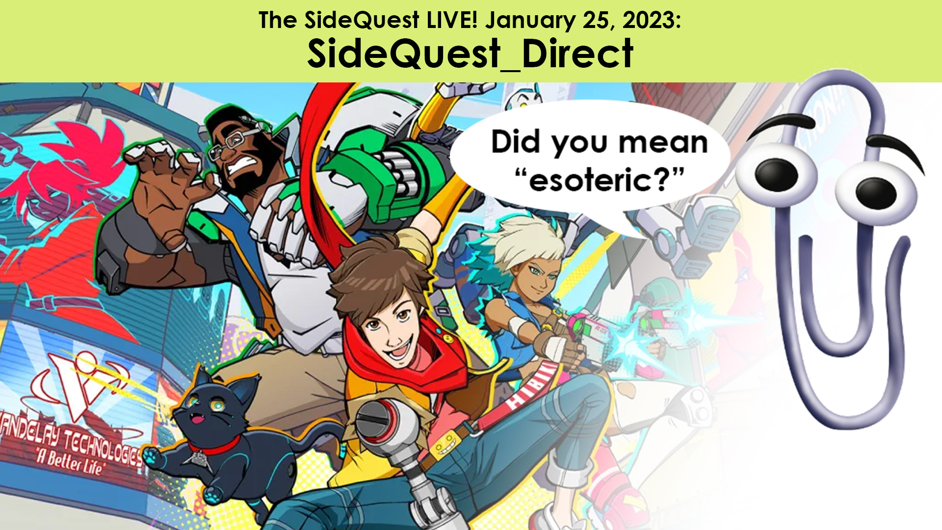 The SideQuest LIVE January 25, 2023: SideQuest_Direct