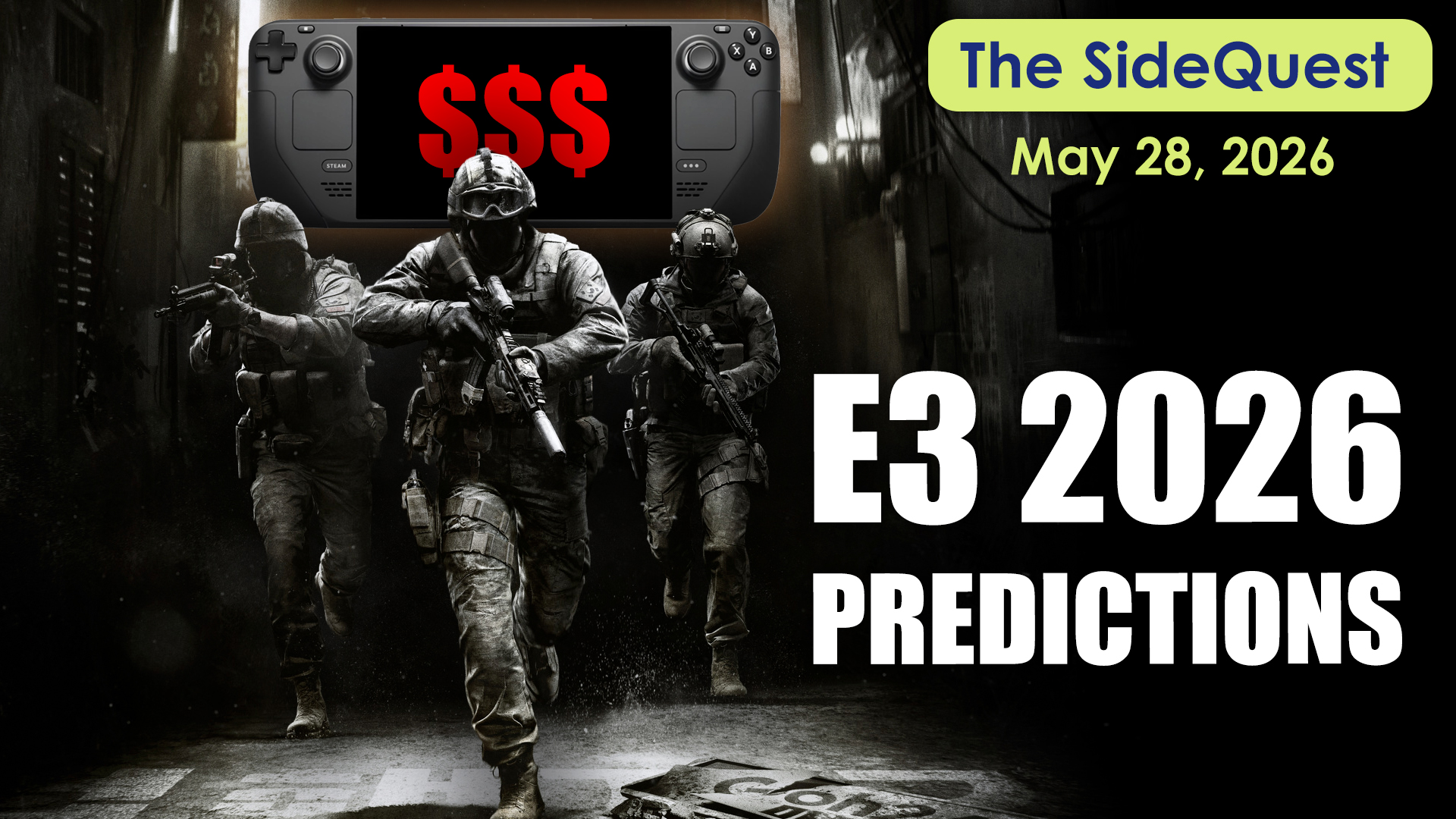 The SideQuest LIVE! May 28, 2026: E3 2026 PREDICTIONS