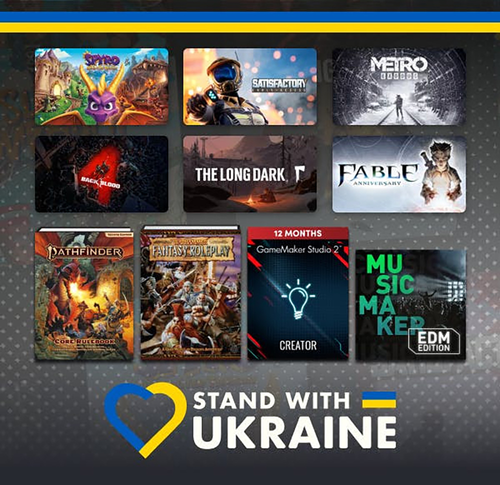 Humble launches massive Stand With Ukraine charity bundle