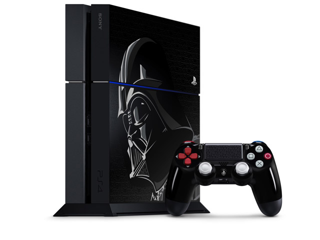 Darth Vader Playstation 4 design bundles in remastered classic Star Wars games