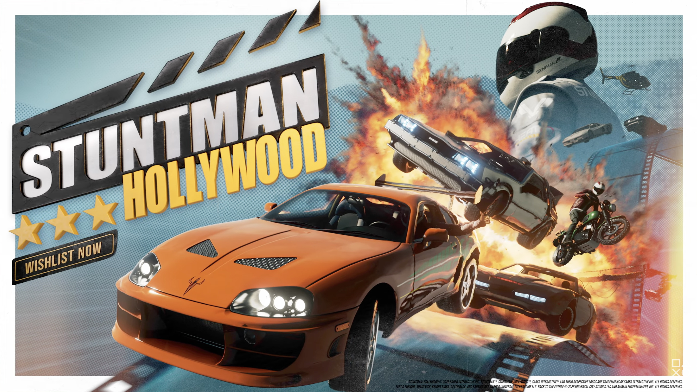 Time to go wild with vehicles in Stuntman: Hollywood