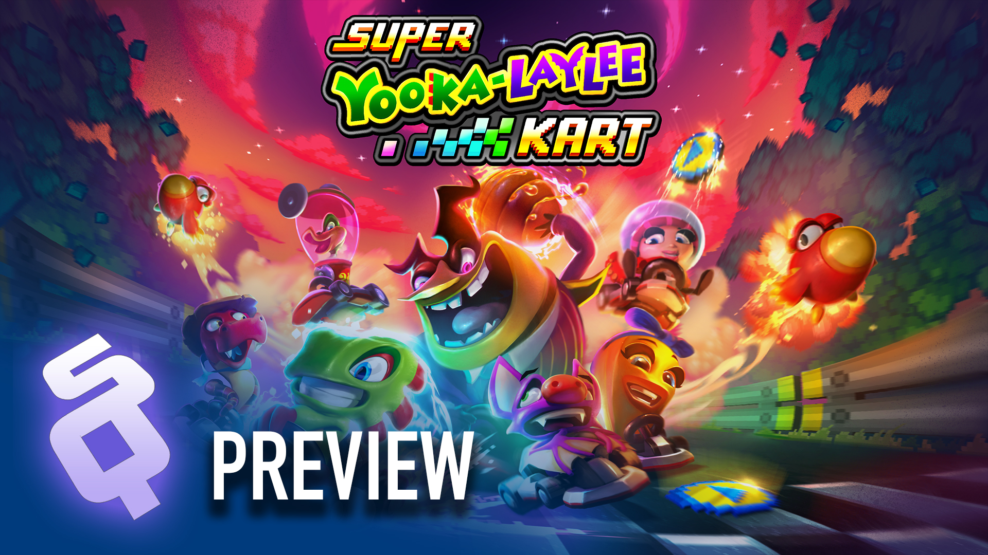 Super Yooka-Laylee Kart [Preview]: Mode 7 for life, baby