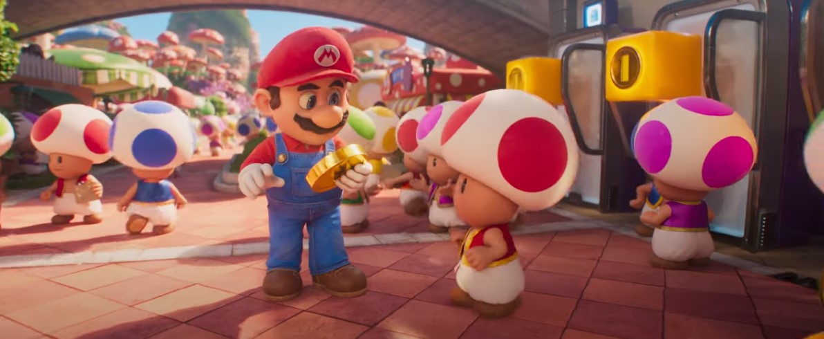 Here’s the first full clip from the Super Mario Bros Movie
