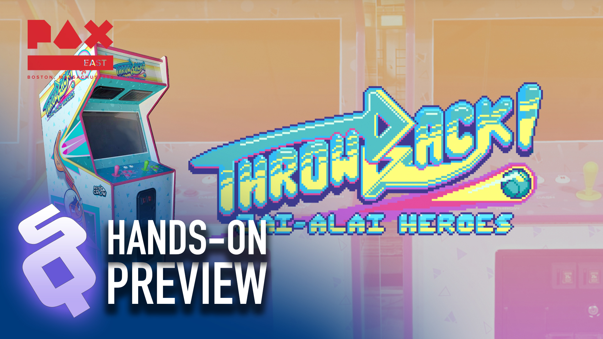 Throwback! Jai-Alai Heroes arcade cabinet hands-on preview