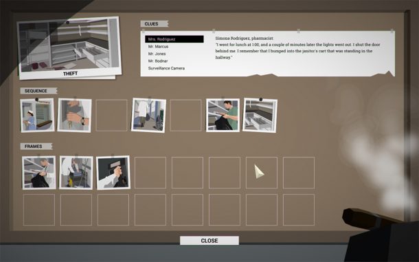 The in-game investigations require detective work and a little luck