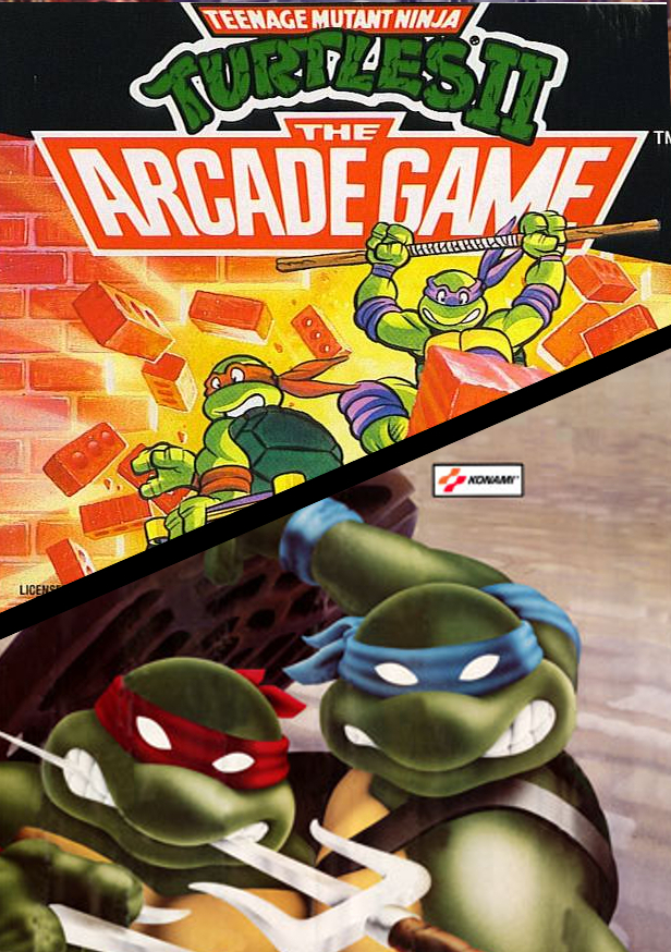 Split|screeN: TMNT: The Arcade Game (Arcade) vs. TMNT II: The Arcade Game (NES)