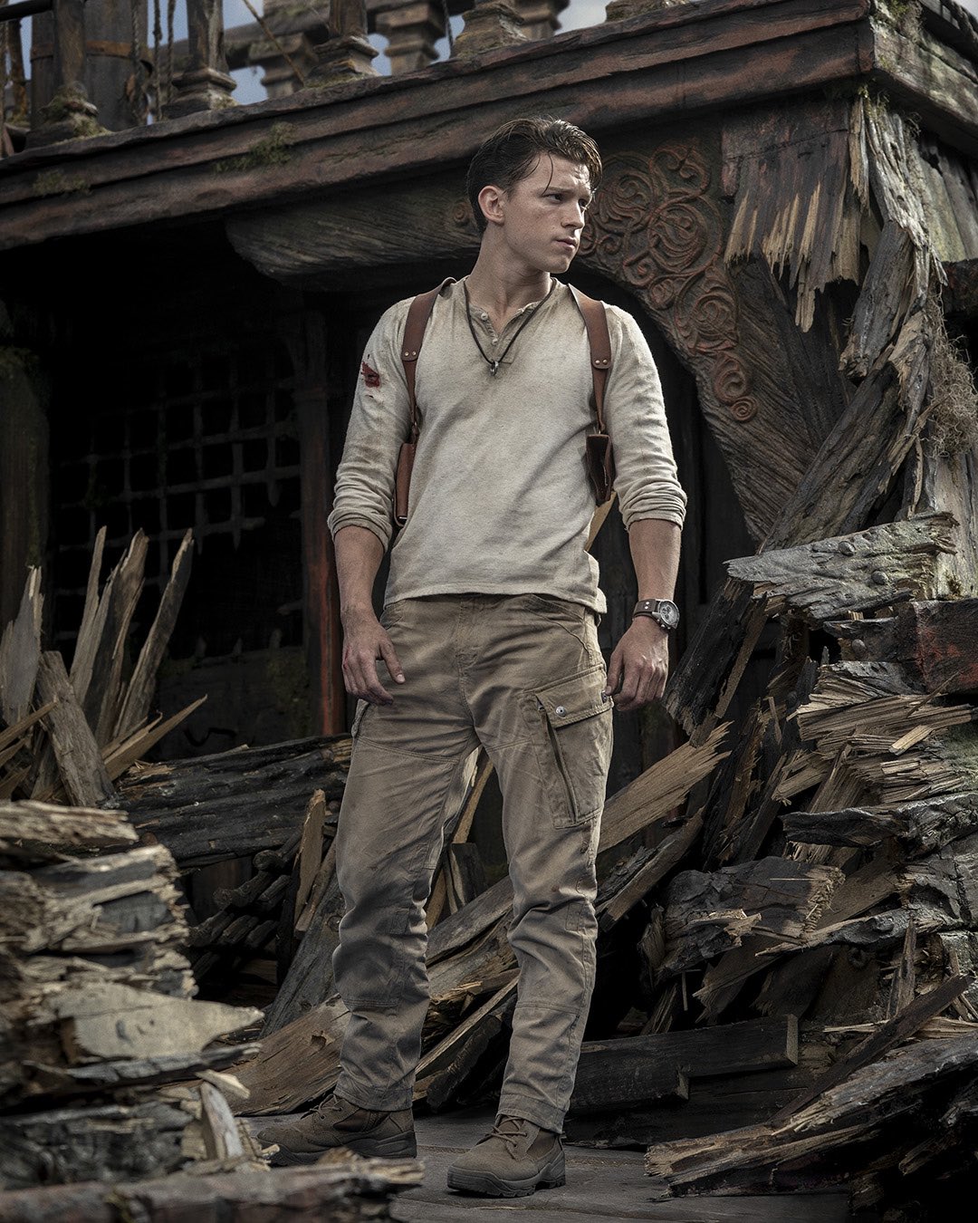 Tom Holland shares first pic as Nathan Drake