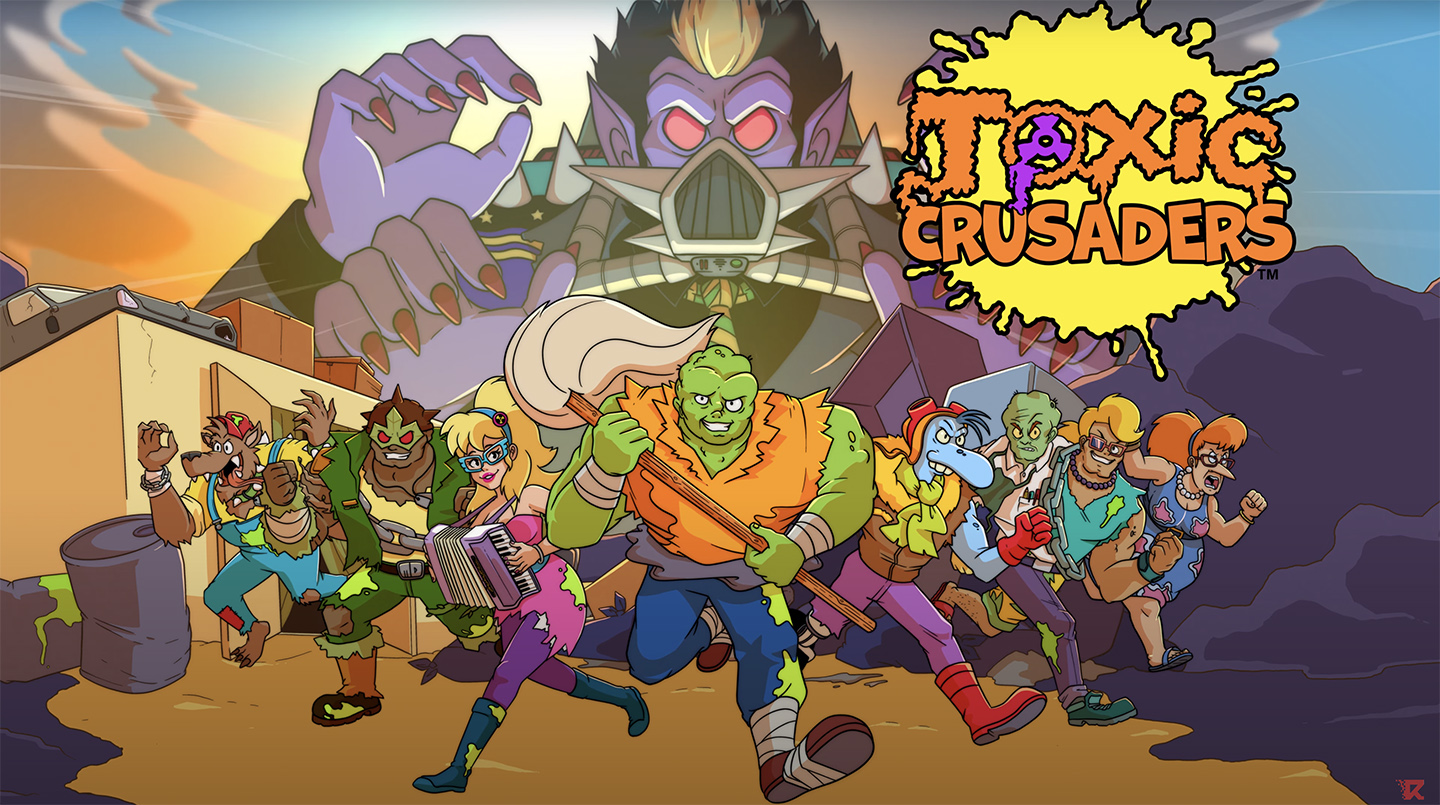 My 13 yr old self is excited: a Toxic Crusaders game is on the way