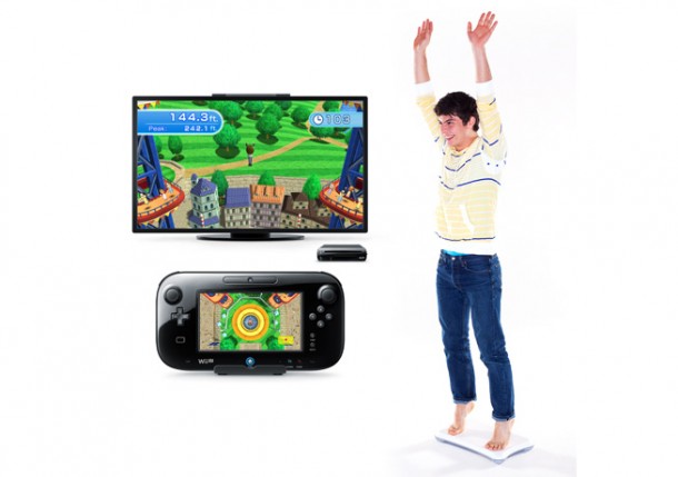 Wii Fit U trampoline