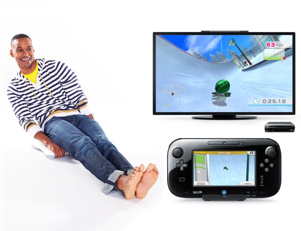 Wii Fit U luge race