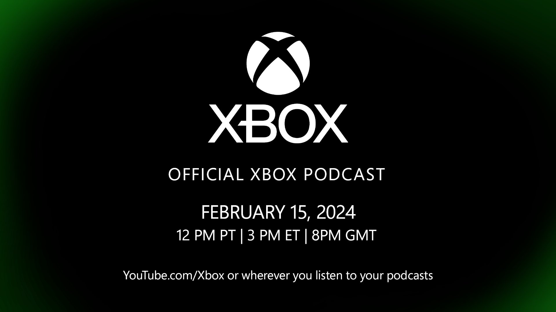 XBox hosting special podcast this week to update fans on its business