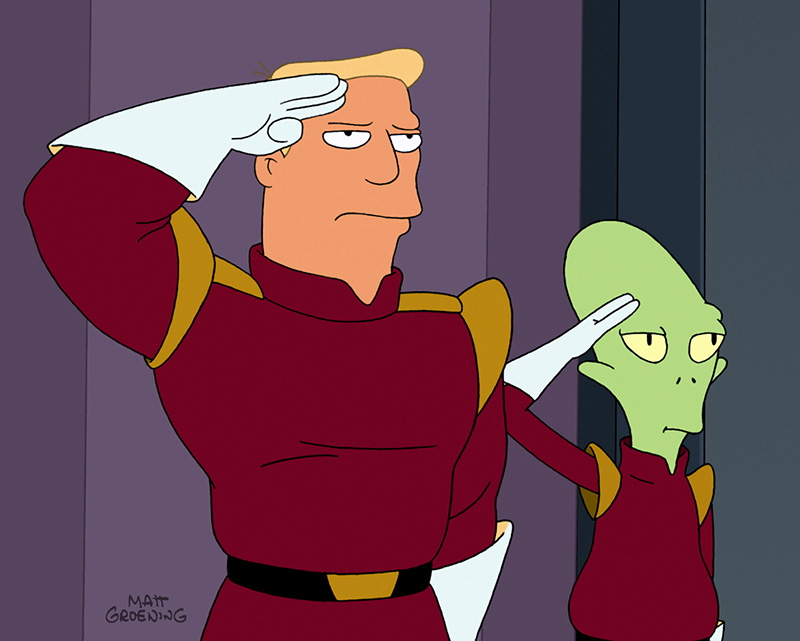 Futurama’s Zapp Brannigan returns to quote Donald Trump